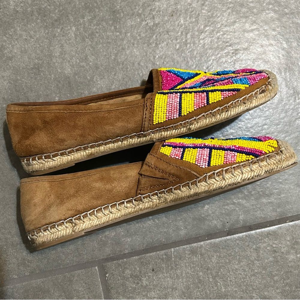 Sam Edelman Maris Vibrant Beaded Suede Espadrille Flats Women’s Shoe Size 7.5 - Picture 7 of 10